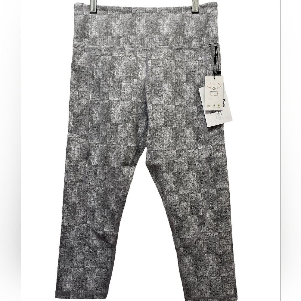 NEW Zyia 6680 flint full grain light n tight hi-rise Capri RC size 8-10 NWT - Picture 3 of 11
